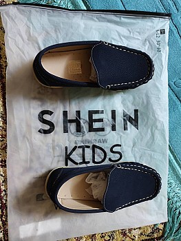 Mocassins SHEIN pour enfant, pointure 33, couleur bleu marine