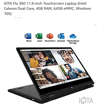 iOTA Flo 360 11.6" 4GB Ram 64GB Windows 10