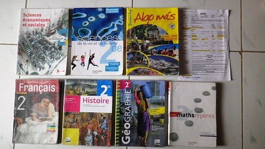 Livres scolaires seconde