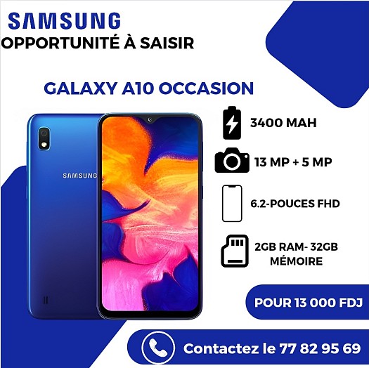 Smartphone Samsung Galaxy A10 en excellent état à vendre